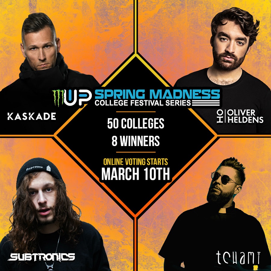 Spring Madness Features Nation’s Hottest EDM Artists, 50+ Colleges